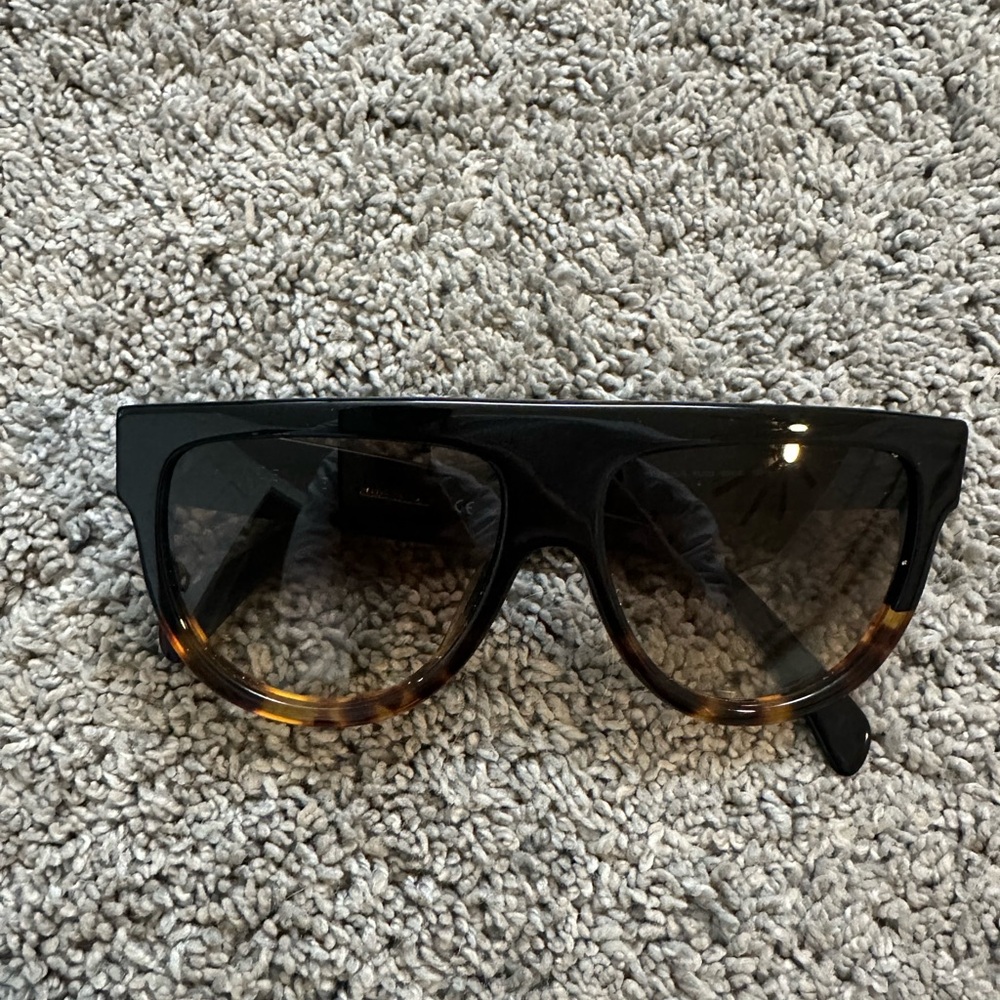 Celine Stylish Black and Tortoise Sunglasses